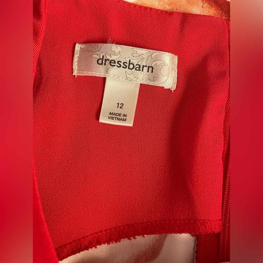 Dressbarn Red Sleeveless Dress - Picture 4 of 7